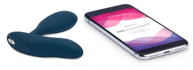 Серый массажер простаты We-Vibe Vector, We-vibe