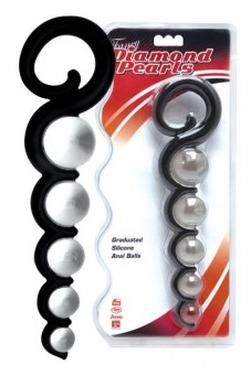 Анальная цепочка с кольцом - 25,5 см., Dream Toys