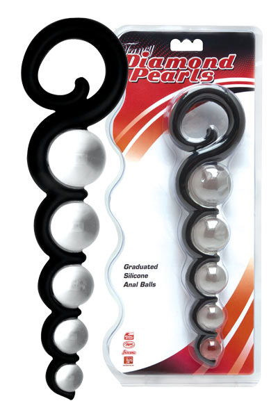Анальная цепочка с кольцом - 25,5 см., Dream Toys