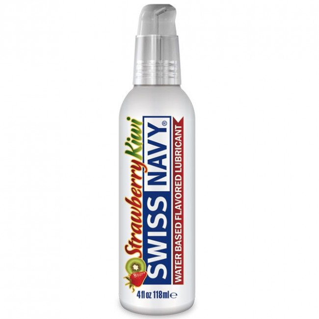 Лубрикант Swiss Navy Strawberry Kiwi Lube с ароматом клубники и киви - 118 мл., Swiss navy Лубрикант Swiss Navy Strawberry Kiwi Lube с ароматом клубники и киви - 118 мл., Swiss navy