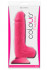 Розовый фаллоимитатор Colours Softies - 20,3 см., NS Novelties