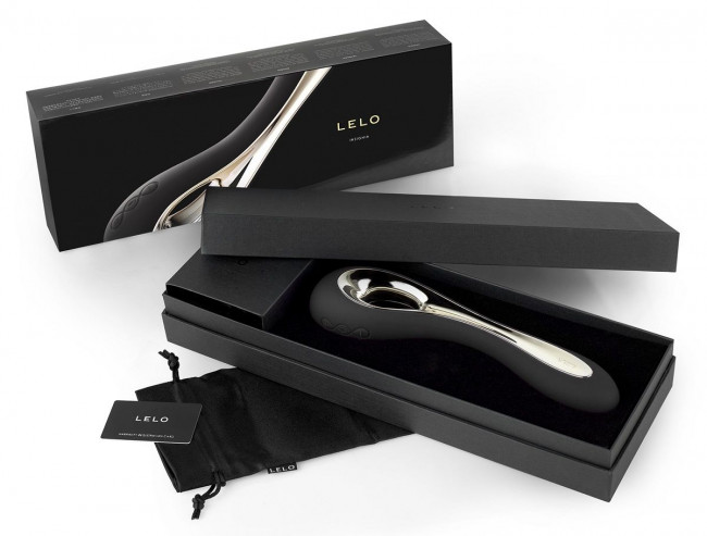 Черный вибратор Isla Black - 22 см., Lelo