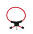 Красно-чёрное эрекционное кольцо с утяжкой RING OF POWER ADJUSTABLE RING, NMC