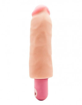 Телесный вибратор-реалистик SEE YOU NATURAL DUAL DENSITY - 18 см., Dream Toys