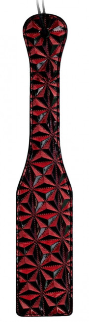 Красно-черная шлепалка Luxury Paddle - 31,5 см.