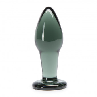 Стеклянная анальная пробочка Something Darker Glass Butt Plug - 10,7 см., Fifty Shades of Grey
