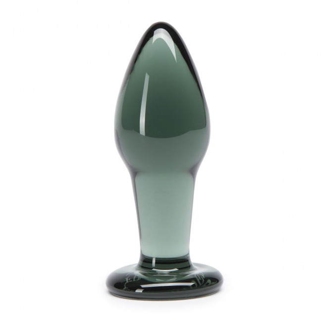 Стеклянная анальная пробочка Something Darker Glass Butt Plug - 10,7 см., Fifty Shades of Grey