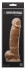 Кофейный фаллоимитатор с мошонкой на присоске 5 Inch Dildo - 17,5 см., NS Novelties