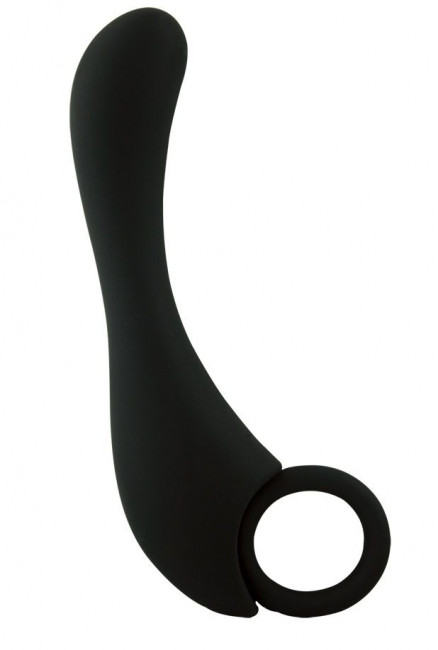 Чёрный стимулятор простаты Prostate Stimulator Lover - 13 см. Чёрный стимулятор простаты Prostate Stimulator Lover - 13 см.