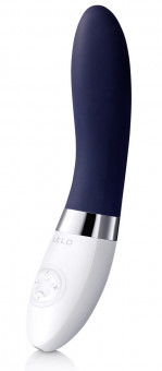 Синий перезаряжаемый вибратор Liv 2 Blue - 17,4 см., Lelo