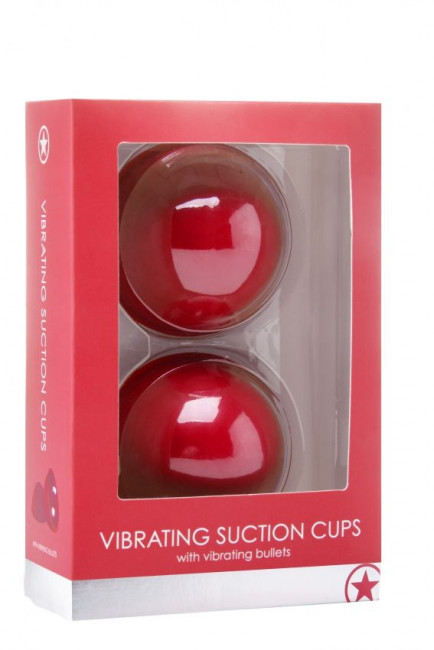Красные вакуумные присоски с вибрацией Vibrating Suction Cup, Shots Media BV
