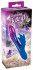 Вибростимулятор с клиторальной бабочкой и подсветкой Sparkling Butterfly - 19,4 см., Orion