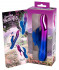 Вибростимулятор с клиторальной бабочкой и подсветкой Sparkling Butterfly - 19,4 см., Orion