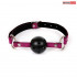 Фиолетово-черный кляп-шарик Ball Gag, Bior toys Фиолетово-черный кляп-шарик Ball Gag, Bior toys