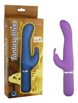 Фиолетовый вибростимулятор 10 Function G Spot Rabbit - 21,5 см., Howells