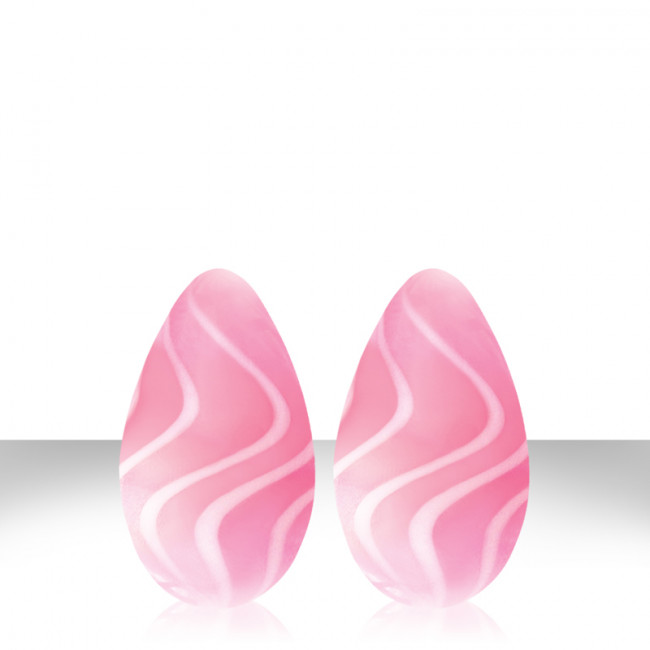 Розовые стеклянные вагинальные шарики CRYSTAL KEGEL EGGS, NS Novelties Розовые стеклянные вагинальные шарики CRYSTAL KEGEL EGGS, NS Novelties