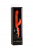 Оранжевый вибратор с клиторальной стимуляцией INSTYLE DUO VIBRATOR 5.5INCH - 14 см., NMC