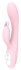 Розовый вибратор HEATING BUNNY с функцией нагрева - 18,5 см., Dream Toys
