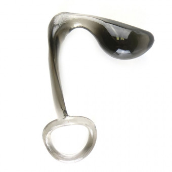 Дымчатое эрекционное кольцо с анальной пробкой, Sextoy 2011