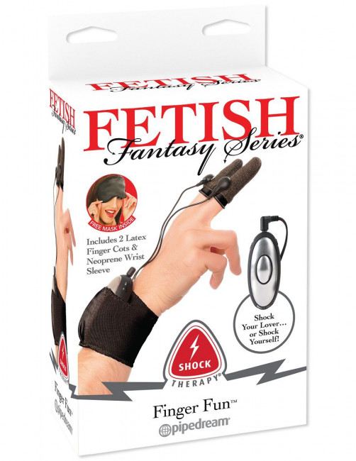 Насадки на пальцы Shock Therapy Finger Fun для электростимуляции, Pipedream Насадки на пальцы Shock Therapy Finger Fun для электростимуляции, Pipedream