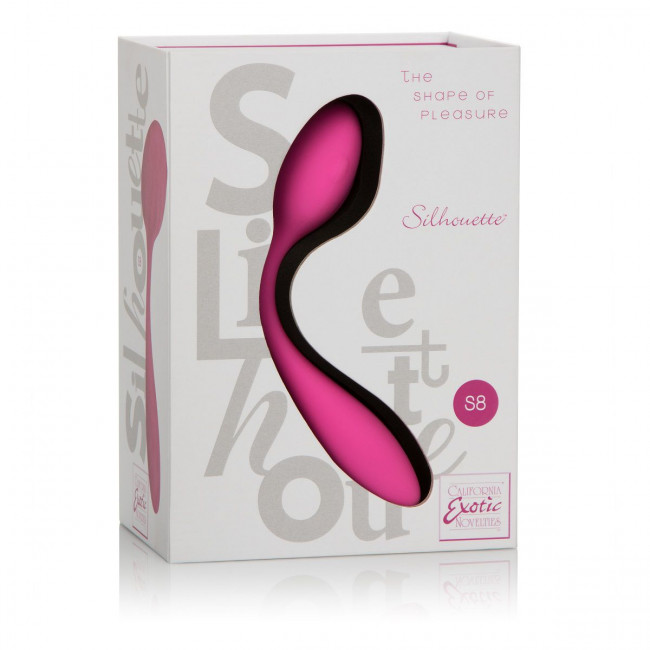 Розовый перезаряжаемый вибромассажер Silhouette S8, California Exotic Novelties Розовый перезаряжаемый вибромассажер Silhouette S8, California Exotic Novelties