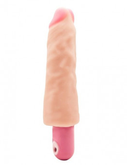 Телесный вибратор SEE YOU NATURAL DUAL DENSITY - 18 см., Dream Toys