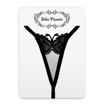 Микро-стринги с бабочкой Farfalla, Dolce Piccante Lingerie