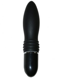 Чёрный вибромассажер 10-Function Adonis Explorer - 20,3 см., California Exotic Novelties