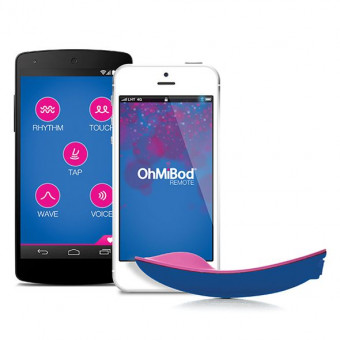 Вибратор со смарт-управлением BlueMotion App Controlled NEX 1, OhMiBod