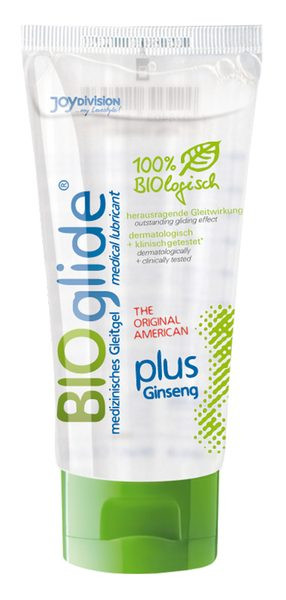 Гель-лубрикант на водной основе BIOglide plus Ginseng - 100 мл., Joy Division