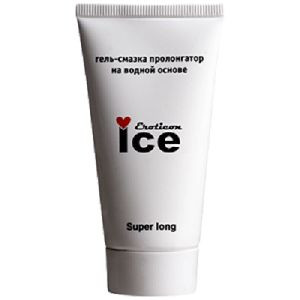 Гель-смазка пролонгатор на водной основе ICE - 50 мл., Eroticon