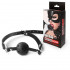 Черный пластиковый кляп-шарик Ball Gag, Bior toys