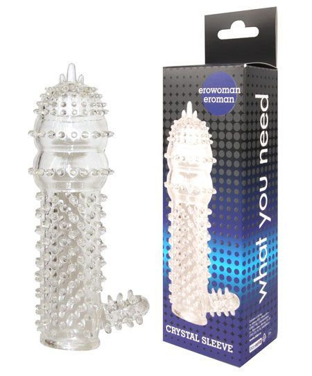 Закрытая прозрачная насадка Crystal sleeve - 12,8 см., Bior toys