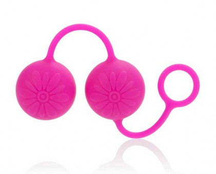 Розовые вагинальные шарики Posh Silicone “O” Balls, California Exotic Novelties
