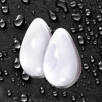 Большие прозрачные стеклянные вагинальные шарики CRYSTAL KEGEL EGGS, NS Novelties