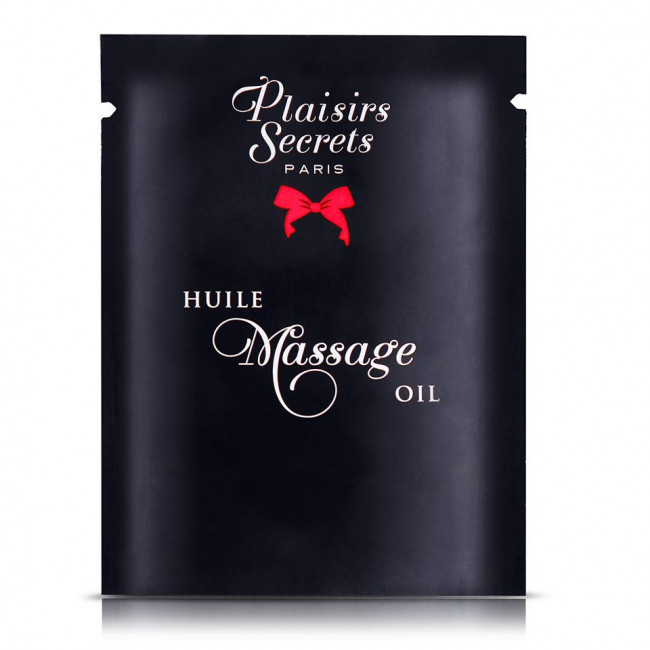 Массажное масло с ароматом шоколада Huile de Massage Gourmande Chocolat - 3 мл., Plaisir Secret