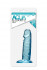 Голубой фаллоимитатор с основанием-присоской QUARTZ AQUA 6INCH PVC DONG - 15 см., NMC