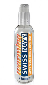 Разогревающий лубрикант на водной основе Swiss Navy Warming Lube - 118 мл., Swiss navy