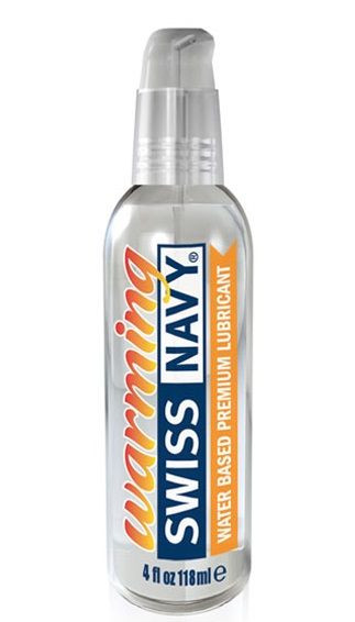 Разогревающий лубрикант на водной основе Swiss Navy Warming Lube - 118 мл., Swiss navy