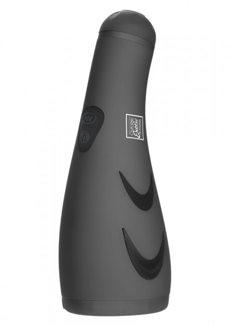 Серый мастурбатор с вибрацией APOLLO HYDRO POWER STROKER, California Exotic Novelties
