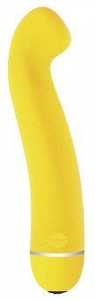 Желтый вибратор Fantasy Phanty - 16,6 см., Lola toys