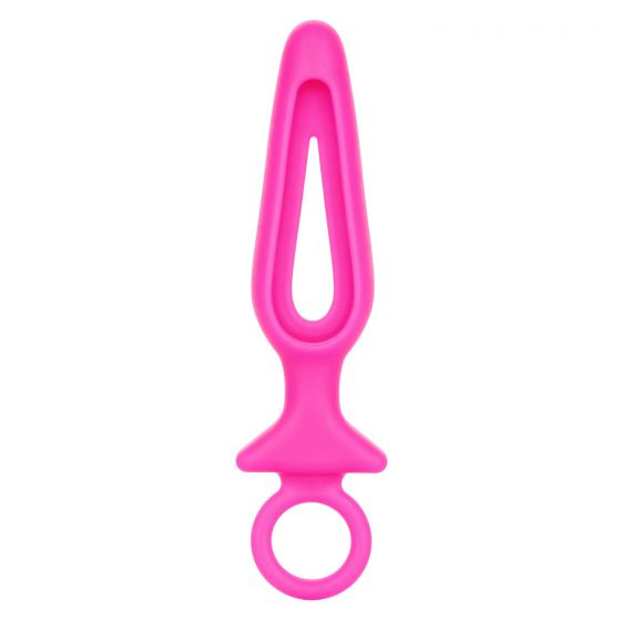 Розовая силиконовая пробка с прорезью Silicone Groove Probe - 10,25 см., California Exotic Novelties Розовая силиконовая пробка с прорезью Silicone Groove Probe - 10,25 см., California Exotic Novelties