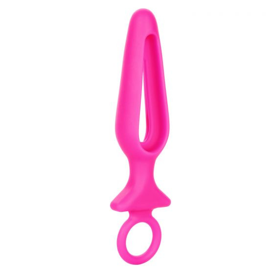 Розовая силиконовая пробка с прорезью Silicone Groove Probe - 10,25 см., California Exotic Novelties Розовая силиконовая пробка с прорезью Silicone Groove Probe - 10,25 см., California Exotic Novelties