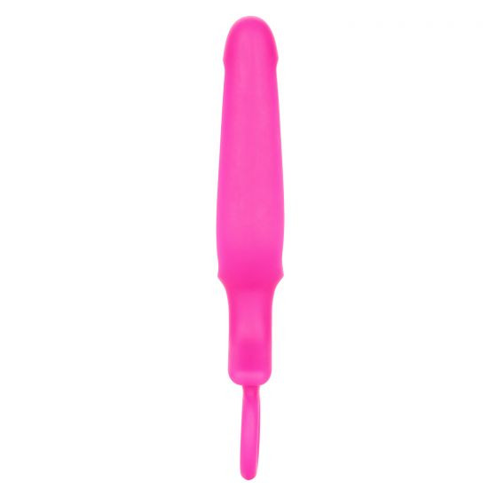 Розовая силиконовая пробка с прорезью Silicone Groove Probe - 10,25 см., California Exotic Novelties Розовая силиконовая пробка с прорезью Silicone Groove Probe - 10,25 см., California Exotic Novelties
