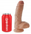 Фаллоимитатор-мулат 8" Cock with Balls - 21,3 см., Pipedream