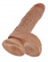 Фаллоимитатор-мулат 8" Cock with Balls - 21,3 см., Pipedream