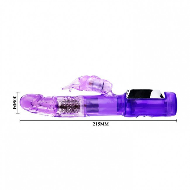 Фиолетовый ротатор Passionate Baron - 21,5 см., Baile