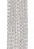 Черная многохвостая металлическая плеть Silver Ball Chain Flogger - 76 см.
