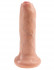 Телесный необрезанный фаллоимитатор на присоске 6" Uncut Cock - 16,5 см., Pipedream