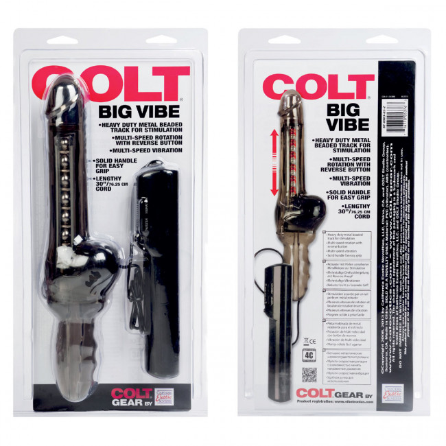 Двухсторонний мультивибратор COLT Big Vibe - 33 см., California Exotic Novelties